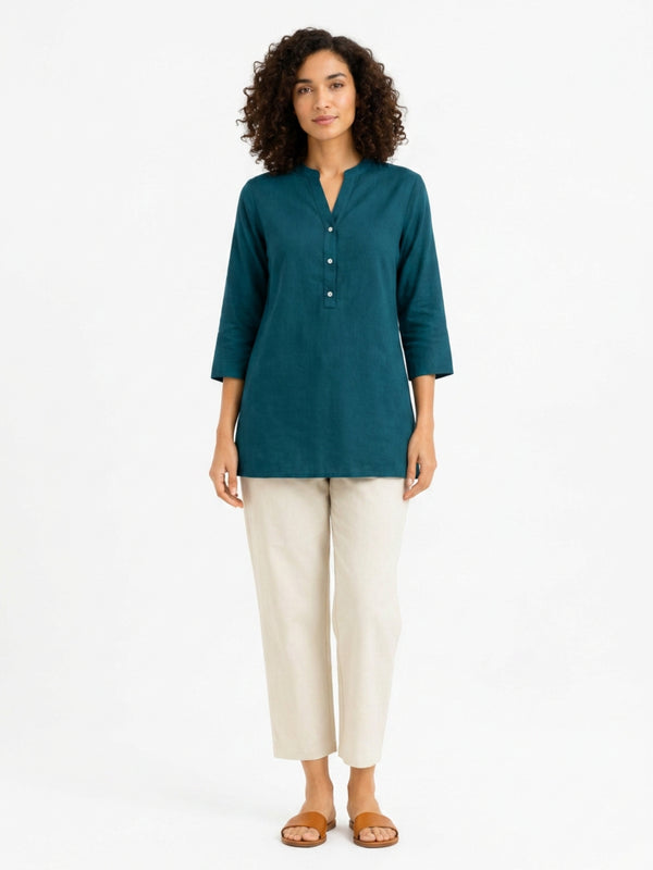 Turquoise Breeze Short Kurta