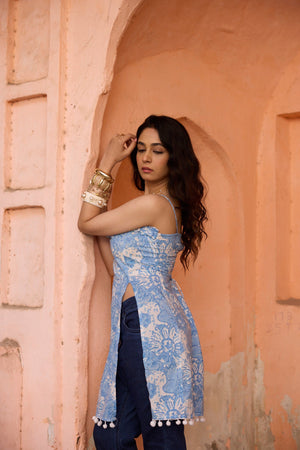 Block print kurti