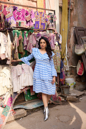Print cotton dress